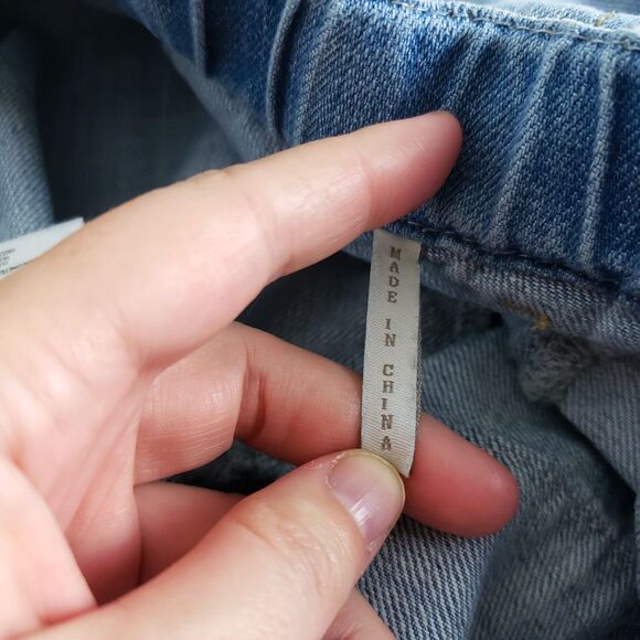 One Teaspoon Shabbies Boyfriend Jeans Womens M Slouchy Denim Distressed Blue - Picture 10 of 11